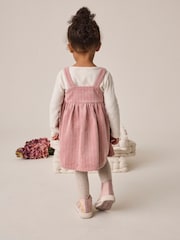 Pastel Pink Sleeveless Cord Pinafore (3mths-8yrs) - Image 2 of 8