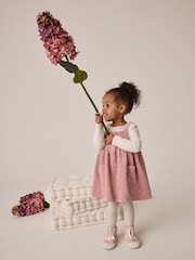 Pastel Pink Sleeveless Cord Pinafore (3mths-8yrs) - Image 3 of 8