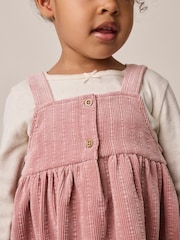 Pastel Pink Sleeveless Cord Pinafore (3mths-8yrs) - Image 4 of 8