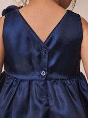 Metalic Blue - 3D Corsage Occasion Dress (12mths-8yrs) - صورة 5 من 10