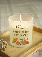 Personalised Autumn Pumpkin Candle Jar by PMC - Image 3 of 3
