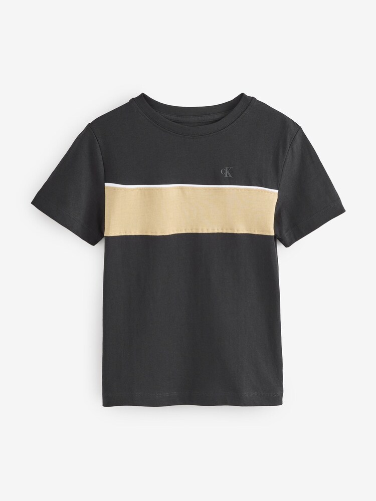 Calvin Klein Jeans Colourblock T-Shirt - Image 1 of 1 Calvin Klein Jeans Colourblock T-Shirt - Image 1 of 1