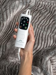 Dreamland Zebra Hygge Days Luxury Faux Throw Electric Blanket - Image 3 of 3