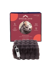 Dreamland Cloudy Grey Hygge Days Luxury Faux Throw Electric Blanket - Image 1 of 4