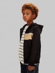 Calvin Klein Jeans Relaxed Zip Up Black Hoodie - Image 1 of 5