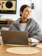 Dreamland Grey Snuggle Up Electric Blanket Warming Throw - Image 2 of 3