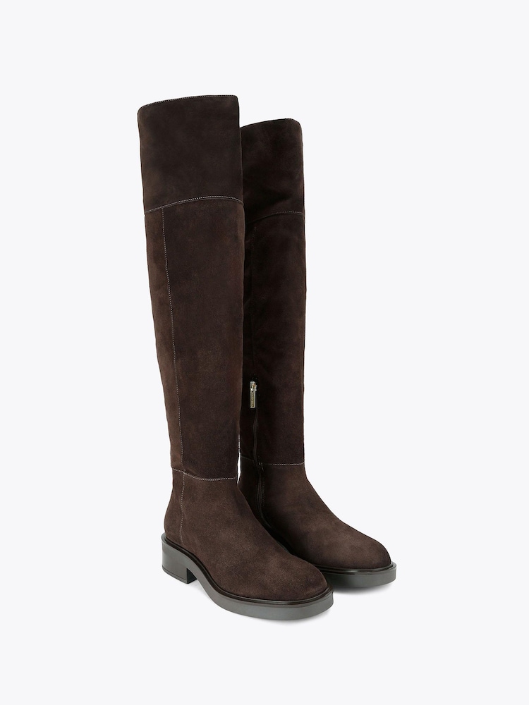 Carvela Brown Napoli Over The Knee Boots - Image 2 of 4 Carvela Brown Napoli Over The Knee Boots - Image 2 of 4