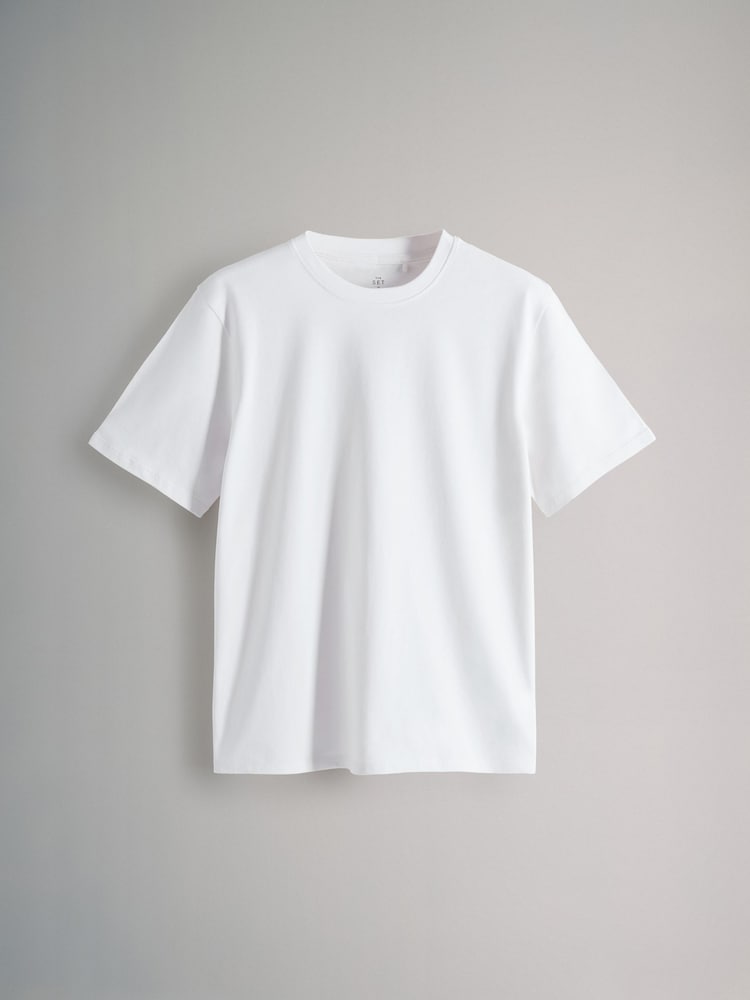 The Set Neutral/Pink 10 Pack Essential Short Sleeve T-Shirts Multi - Image 2 of 6