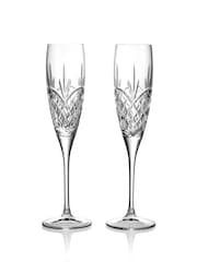 Waterford Clear Forever Toasting Flute Glasses 210ml Set of 2 - Image 1 of 3