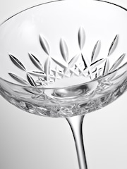 Waterford Clear Lismore Essence Champagne Coupe Glasses 280ml Set of 2 - Image 2 of 3