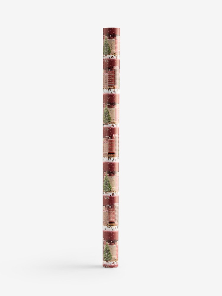 Red Festive Spice Standard Width 15m Christmas Wrapping Paper - Image 4 of 4 Red Festive Spice Standard Width 15m Christmas Wrapping Paper - Image 4 of 4