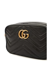Gucci Marmont Shoulder Mini Cross-Body Black Bag - Image 4 of 6