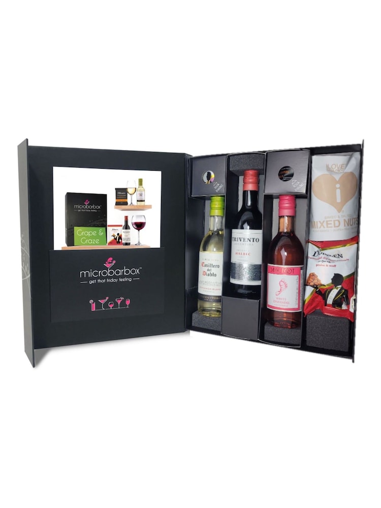 MicroBarBox Grape and Graze Wine Set in Premium Gift Box - Image 1 of 2