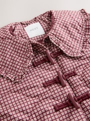 Cuadros burdeos - Shower Resistant Frill Collar Quilted Jacket (4-13yrs) - Imagen 5 de 6
