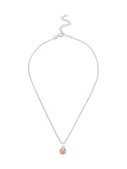 Beaverbrooks Gold Sterling Silver and Gold Plated Cubic Zirconia Ladybird Pendant - Image 2 of 3