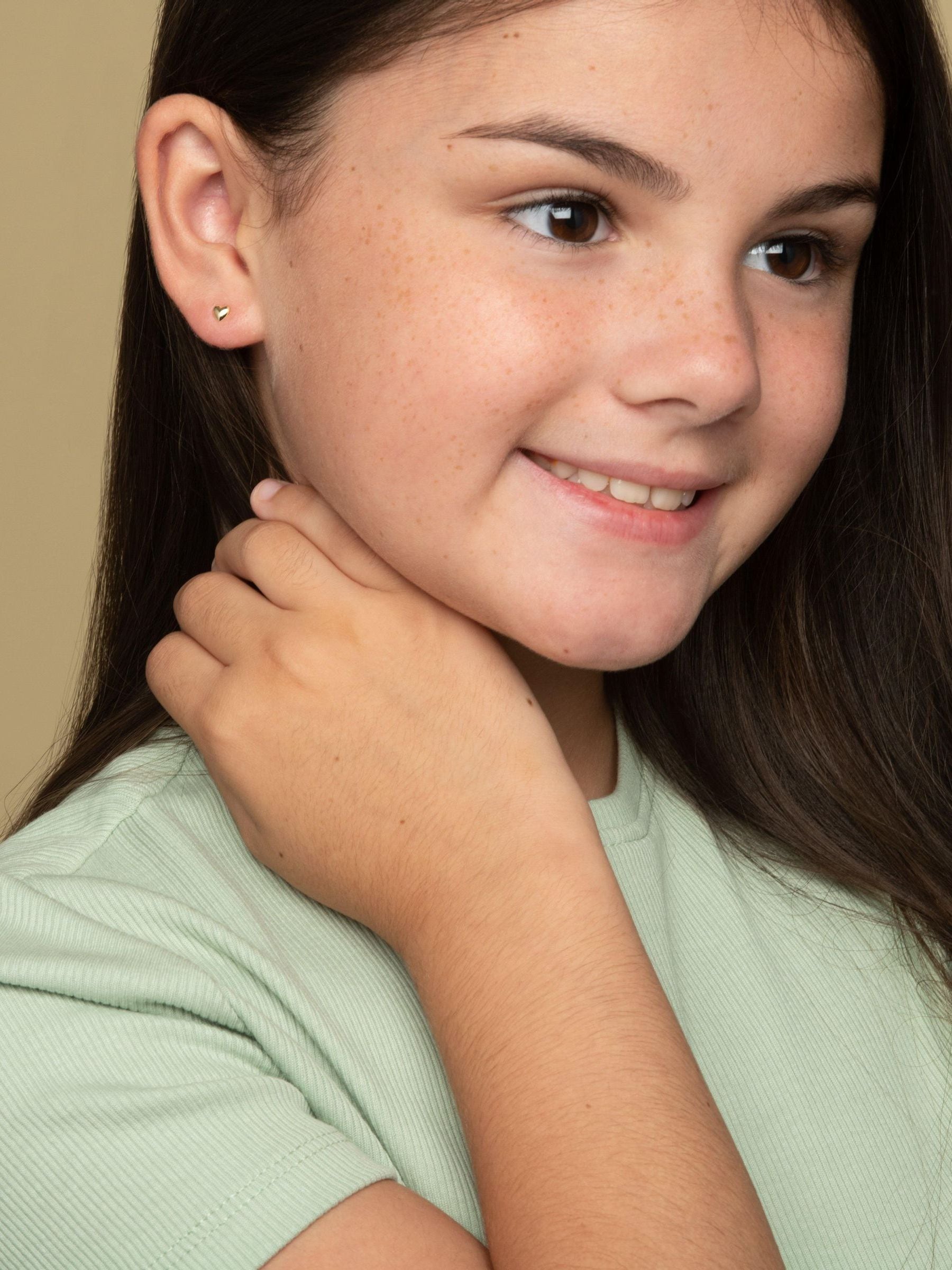 Buy Beaverbrooks Childrens 9ct Yellow Gold Plated Heart Earrings from Next South Africa