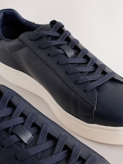Navy Wide Fit Smart Casual Longline Trainers - Image 3 of 5