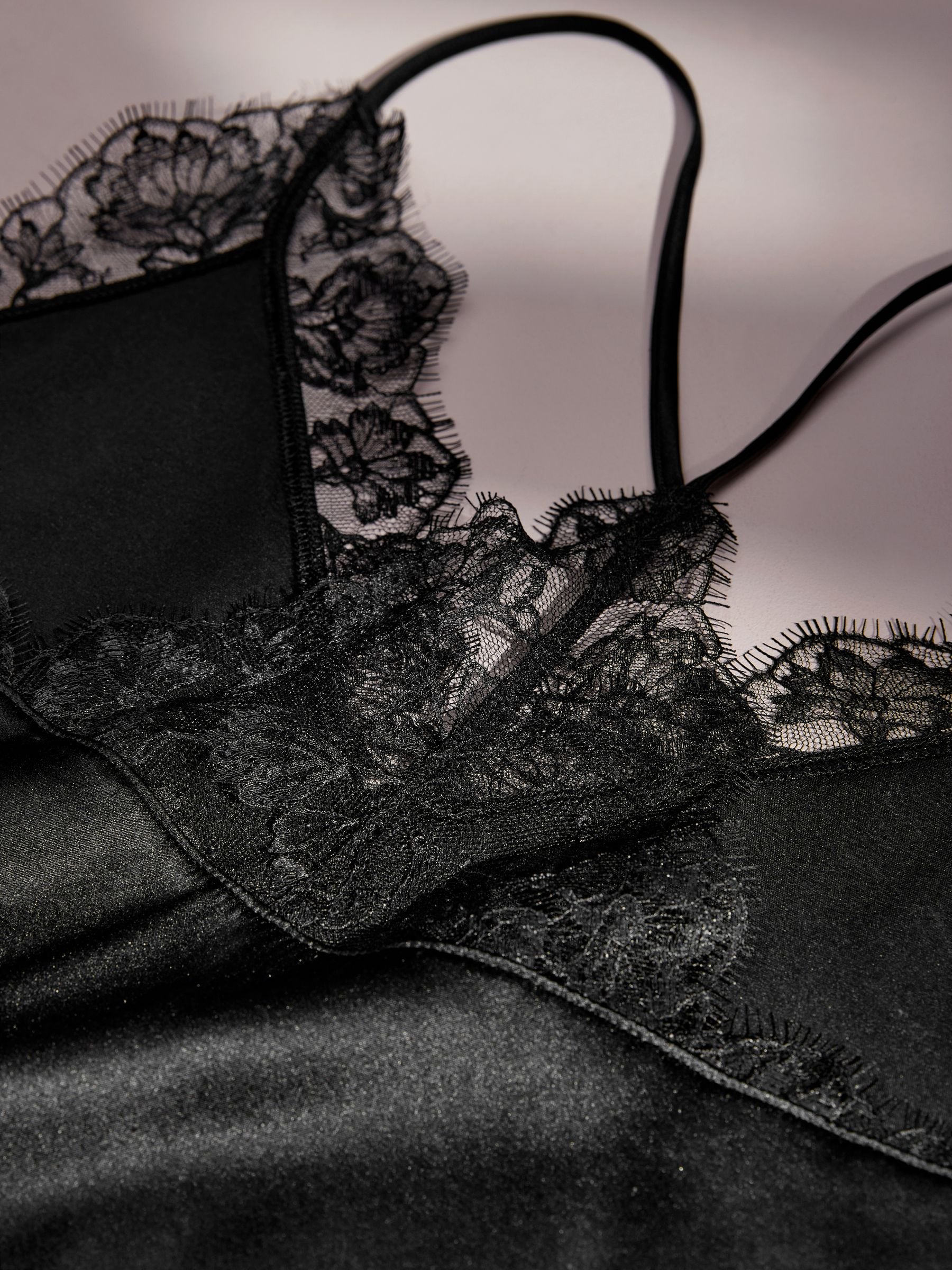Buy AIYLA Black Lace & Silk Camisole from Next USA