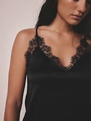 AIYLA Black Lace & Silk Camisole - Image 6 of 10