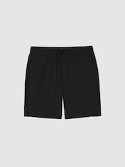 Reiss Black Ascend Technical Drawstring Short - Image 2 of 6