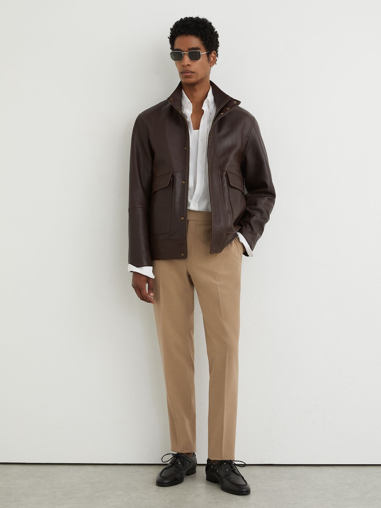 Reiss Found ストレッチ スリムフィット ドローストリング パンツ - 画像 1 / 7