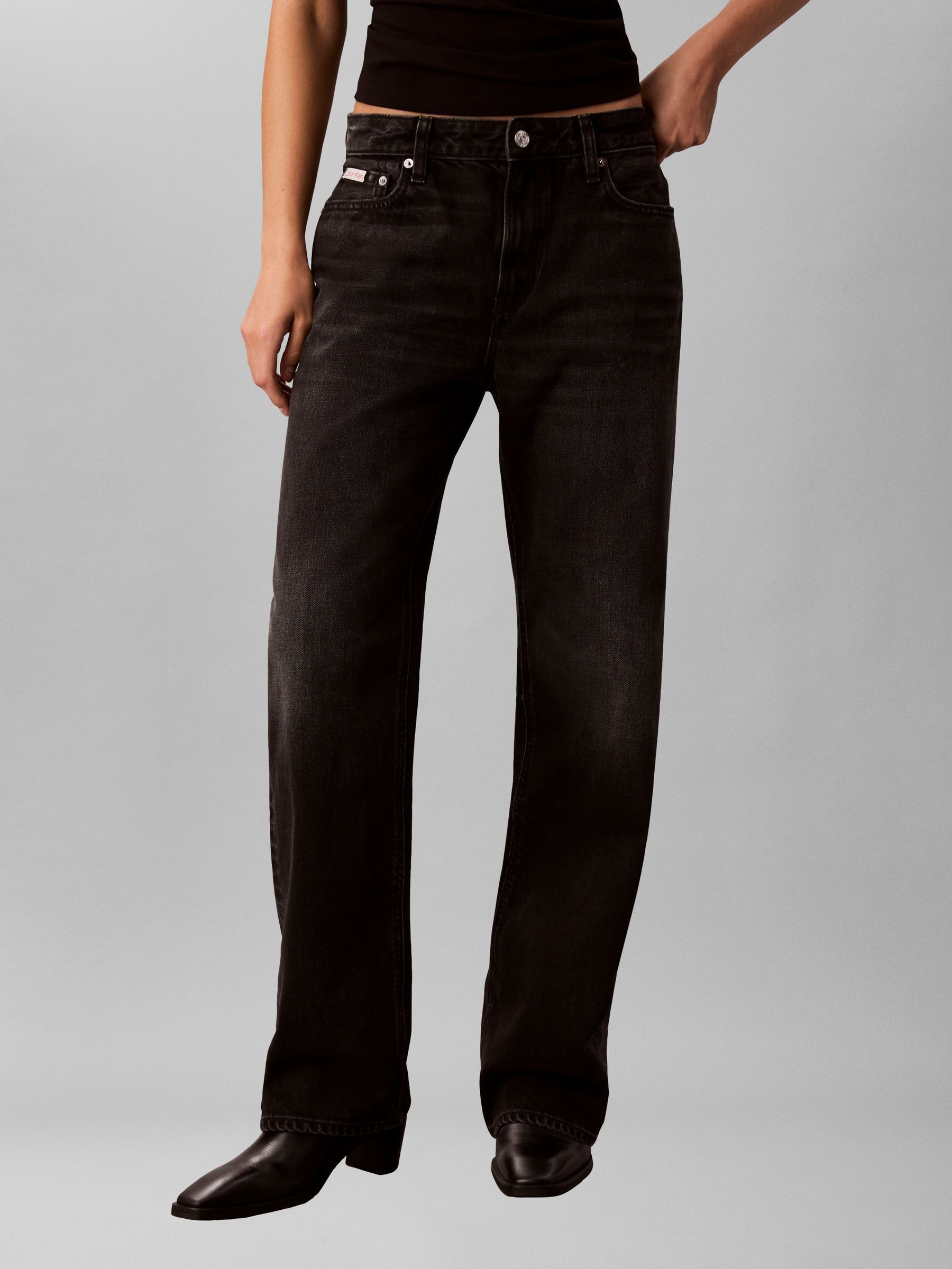 Buy Calvin Klein Black 90's Straight Jeans from Next USA