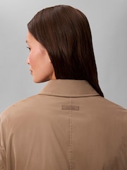 Calvin Klein Nude Shine Relaxed Bomber Jacket - Image 4 of 6
