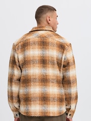 !Solid Brown Regular Fit Shirt - Image 2 of 5