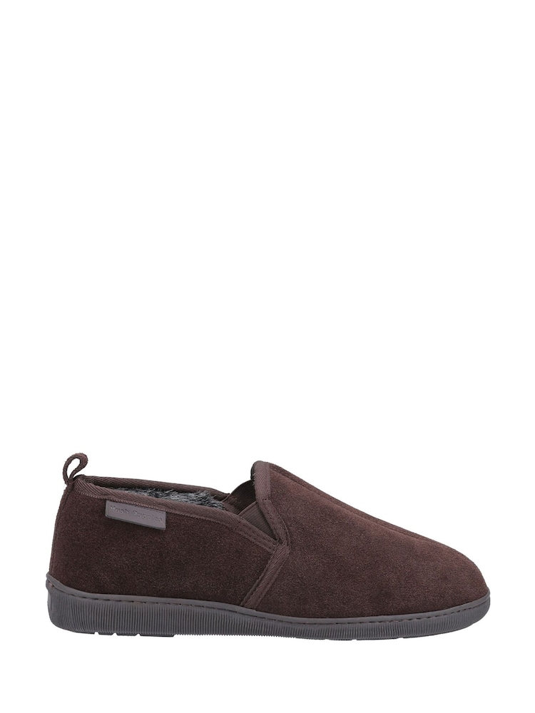 Hush Puppies Brown Arnold Slipper - Image 1 of 5 Hush Puppies Brown Arnold Slipper - Image 1 of 5