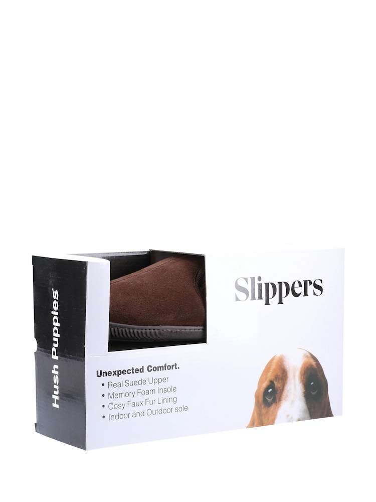 Hush Puppies Brown Arnold Slipper - Image 5 of 5 Hush Puppies Brown Arnold Slipper - Image 5 of 5