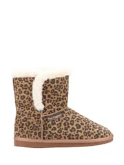 Hush Puppies Animal Ashleigh Slipper Booties - Image 1 of 4