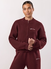 Gym King Rib Knit Full Zip Jacket - Imagen 1 de 4