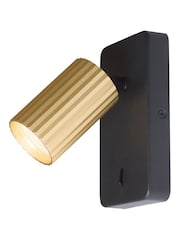 Searchlight Gold and Black Nanna Reader GU10 Spotlight Fluted - Image 3 of 4