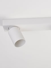 Searchlight Sand White Cape 3 Long Ceiling Light - Image 2 of 4