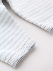 Blue Knit Vest, Bodysuit and Trouser Baby Set (0mths-3yrs) - Image 22 of 22