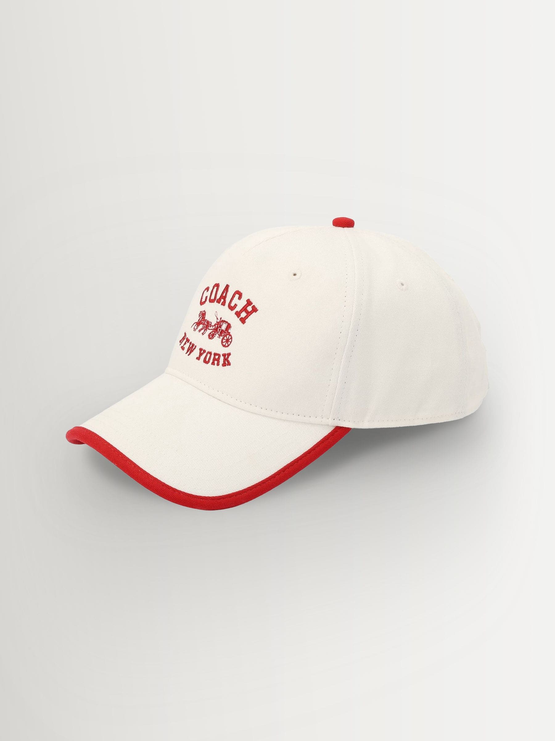 White Coach hat Coach Rusty 001 Golf Hat (White) – SNAPS main image 3