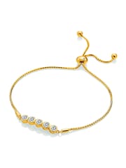 Hot Diamonds Gold Tone HD X GEM Tender Bracelet - Imagen 1 de 3