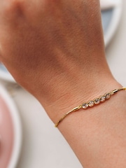 Hot Diamonds Gold Tone HD X GEM Tender Bracelet - Imagen 2 de 3