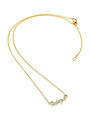 Hot Diamonds Gold Tone HD X GEM Tender Necklace - Image 1 of 3