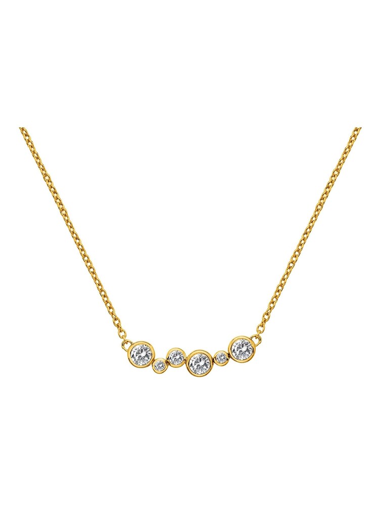 Hot Diamonds Gold Tone HD X GEM Tender Necklace - Image 3 of 3 Hot Diamonds Gold Tone HD X GEM Tender Necklace - Image 3 of 3