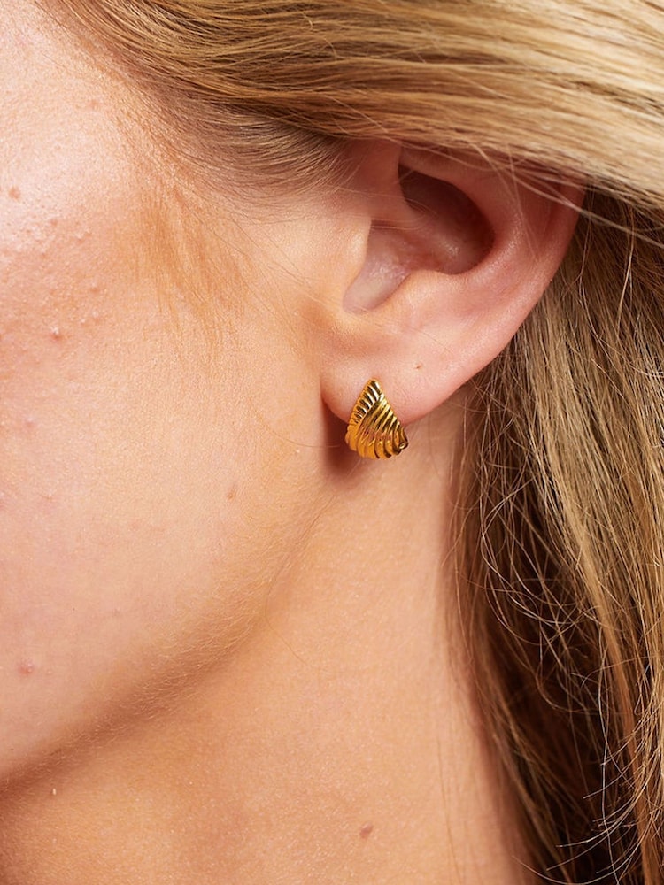 Hot Diamonds Gold Tone HD X GE Paris Earrings - Image 2 of 3 Hot Diamonds Gold Tone HD X GE Paris Earrings - Image 2 of 3