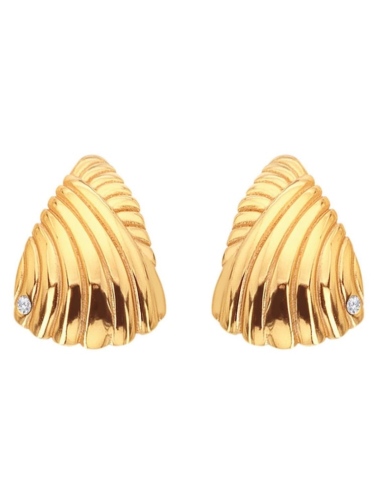 Hot Diamonds Gold Tone HD X GE Paris Earrings - Image 3 of 3 Hot Diamonds Gold Tone HD X GE Paris Earrings - Image 3 of 3