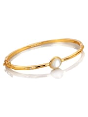 Hot Diamonds Gold Tone HD X GE Calm Bangle - MOP - Imagen 1 de 3