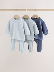 Blue Sweatshirt and Leggings Baby Set 6 Piece (0mths-3yrs) - Image 1 of 14
