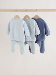 Blue Sweatshirt and Leggings Baby Set 6 Piece (0mths-3yrs) - Image 2 of 14