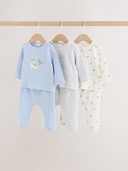 Blue Dinosaur Baby Top and Leggings Set 6 Piece (0mths-3yrs) - Image 1 of 19