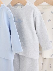 Blue Dinosaur Baby Top and Leggings Set 6 Piece (0mths-3yrs) - Image 11 of 19