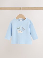 Blue Dinosaur Baby Top and Leggings Set 6 Piece (0mths-3yrs) - Image 3 of 19