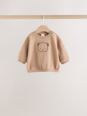 Chocolate Brown Bear Baby Set Sweat Top and Trousers (0mths-2yrs) - Image 3 of 11