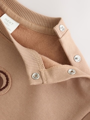 Chocolate Brown Bear Baby Set Sweat Top and Trousers (0mths-2yrs) - Image 9 of 11